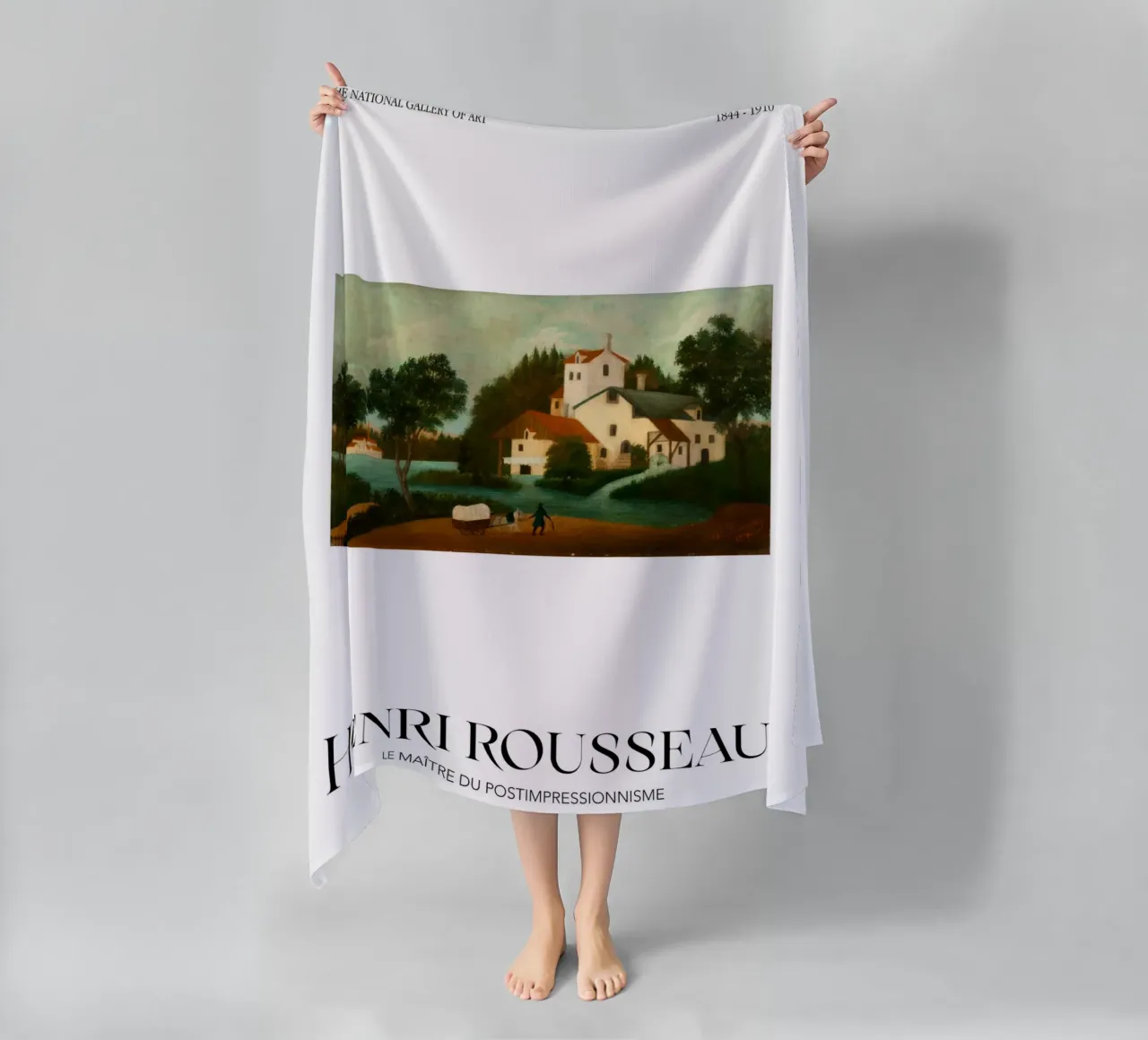 Henri Rousseau Scena rurale post-impressionista telo mare da NorwesClub