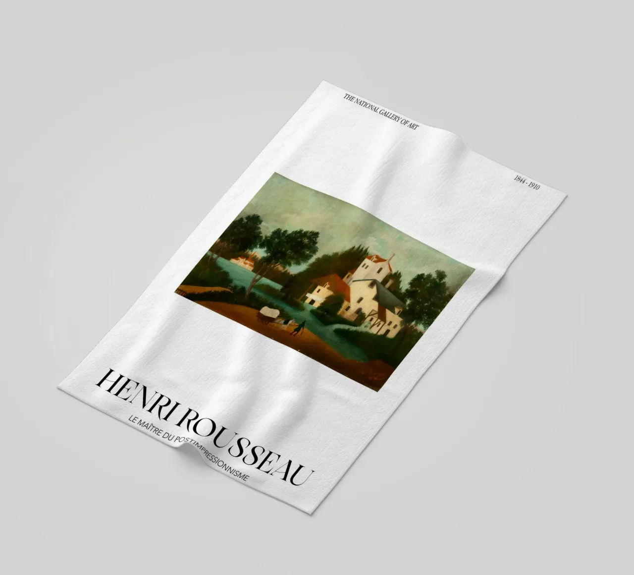Henri Rousseau Scena rurale post-impressionista telo mare da NorwesClub