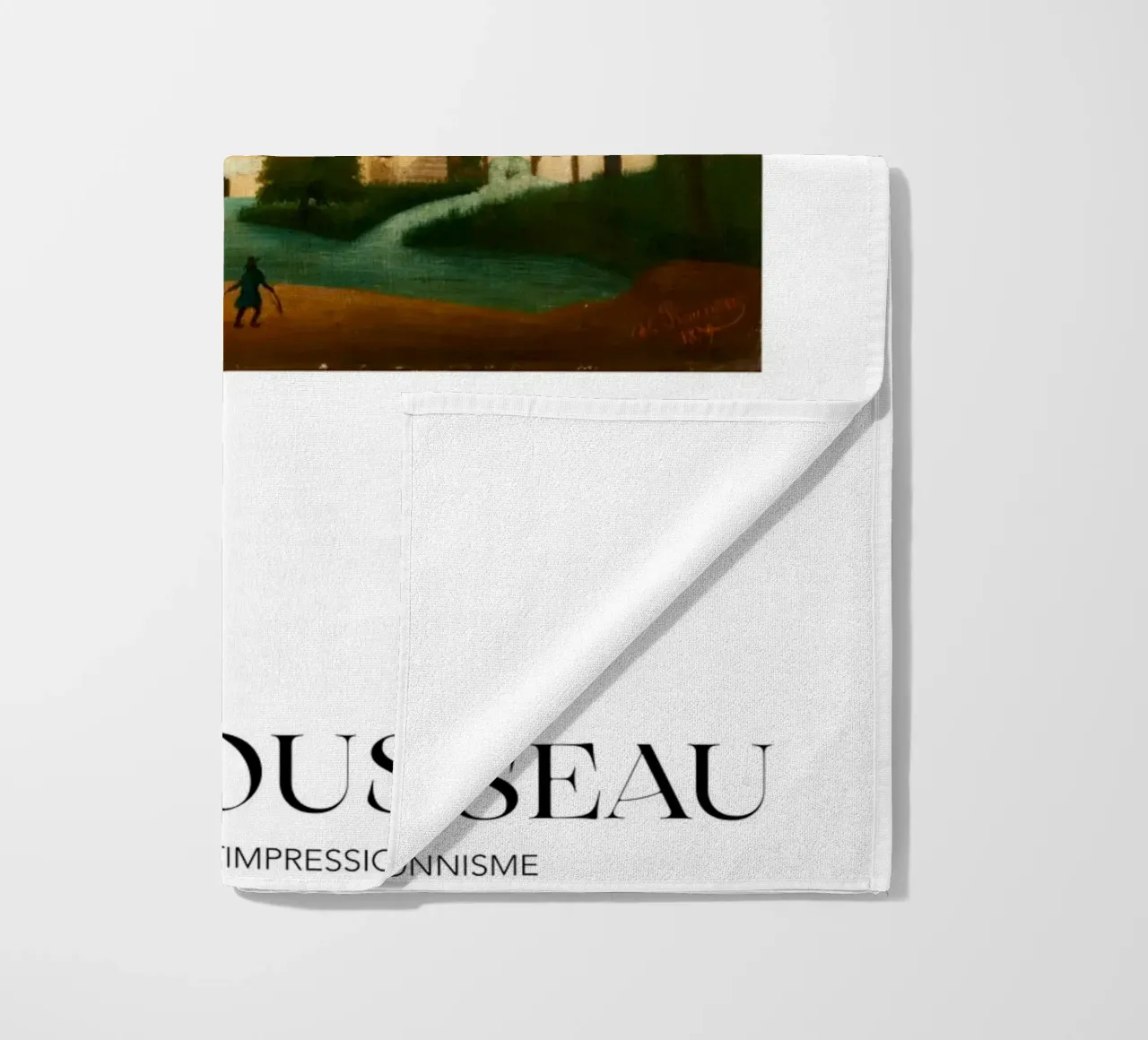 Henri Rousseau Scena rurale post-impressionista telo mare da NorwesClub