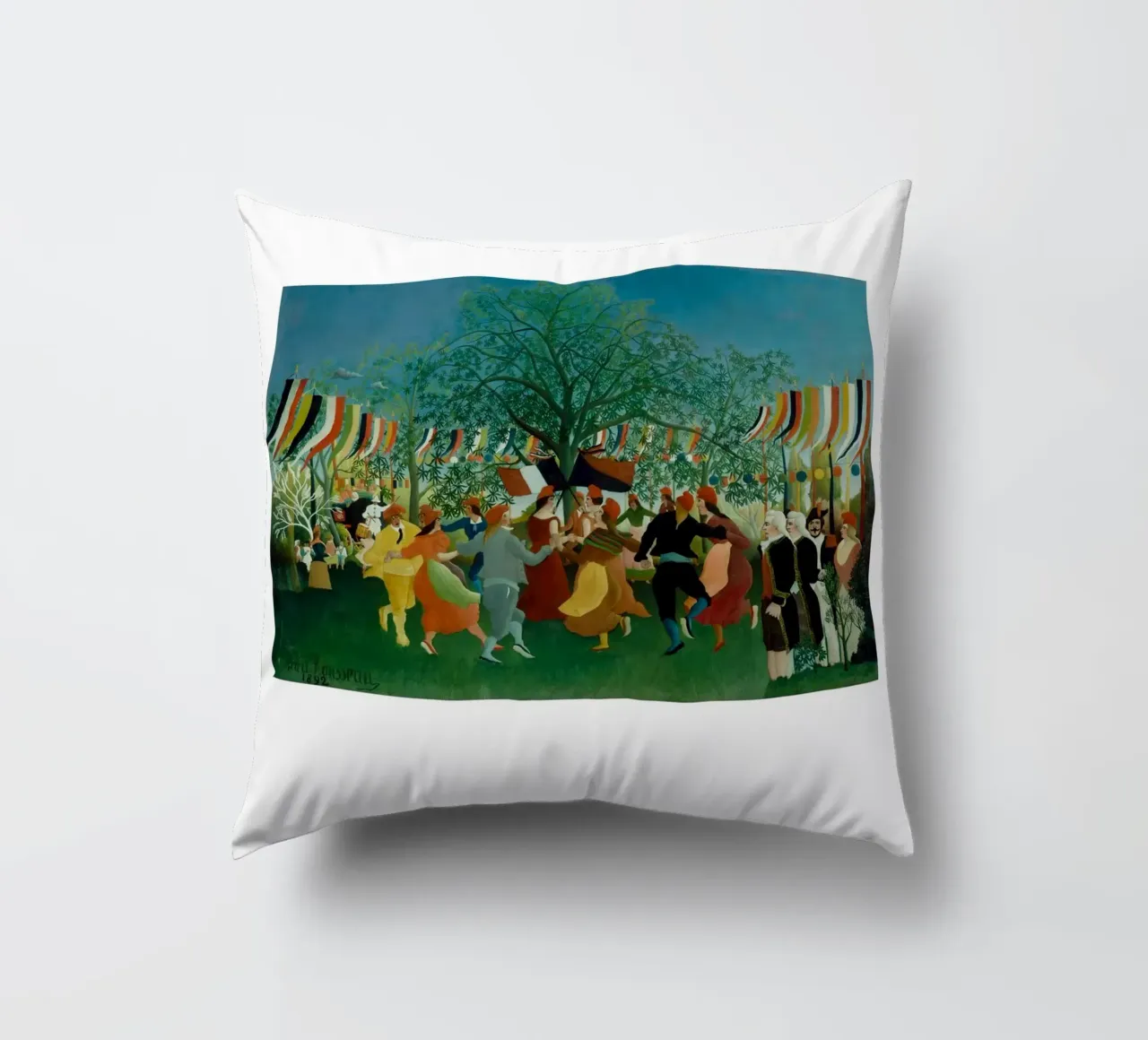 Celebrazione post-impressionista di Henri Rousseau cuscino da NorwesClub