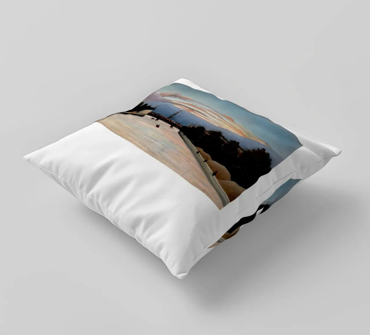 Henri Rousseau Post-Impressionista Torre Eiffel cuscino da NorwesClub