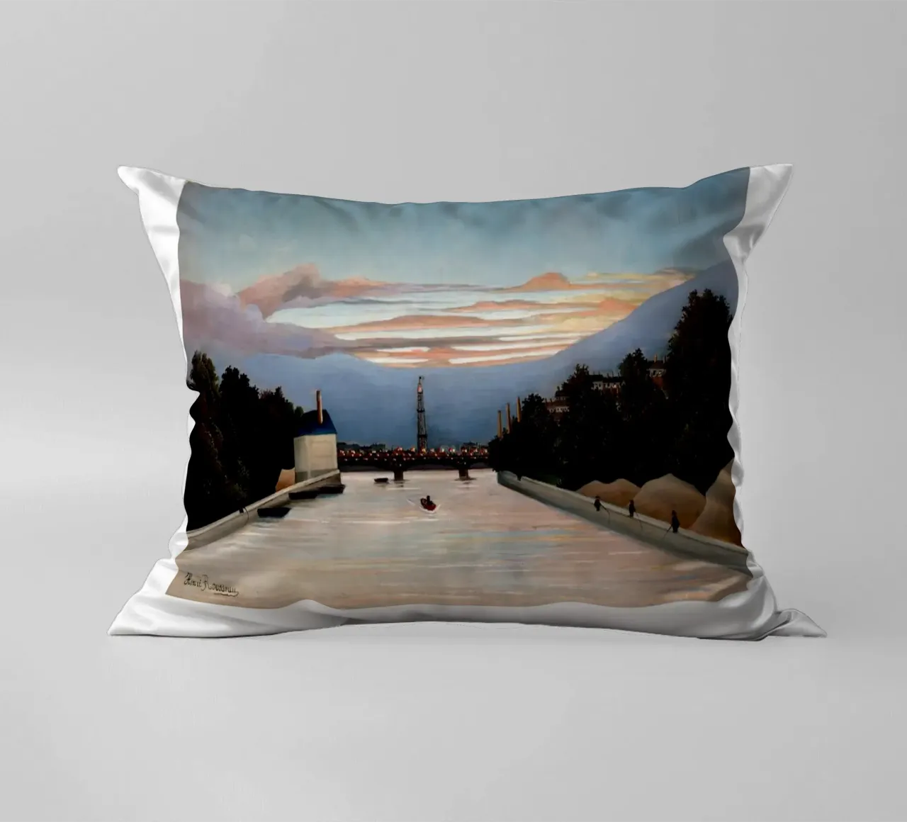 Henri Rousseau Post-Impressionista Torre Eiffel cuscino da NorwesClub