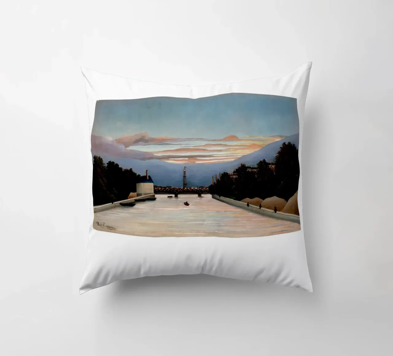 Henri Rousseau Post-Impressionista Torre Eiffel cuscino da NorwesClub
