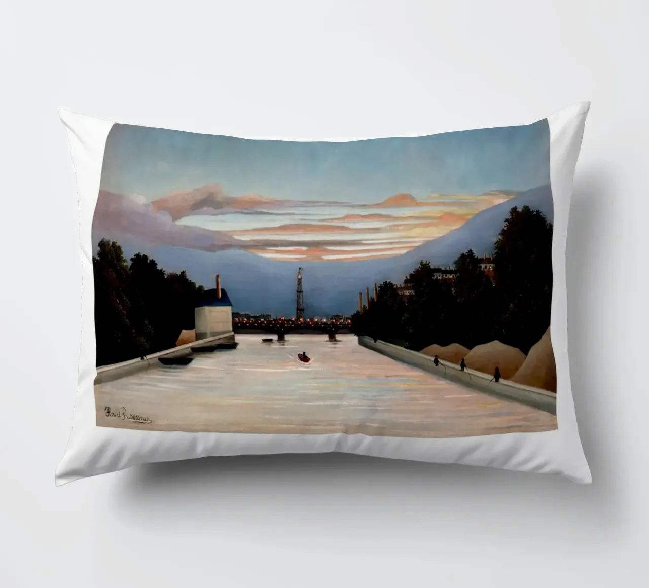 Henri Rousseau Post-Impressionista Torre Eiffel cuscino da NorwesClub
