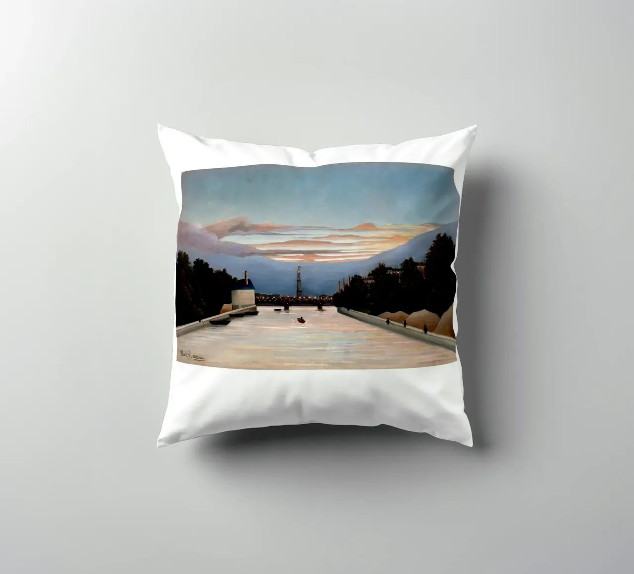 Henri Rousseau Post-Impressionista Torre Eiffel cuscino da NorwesClub