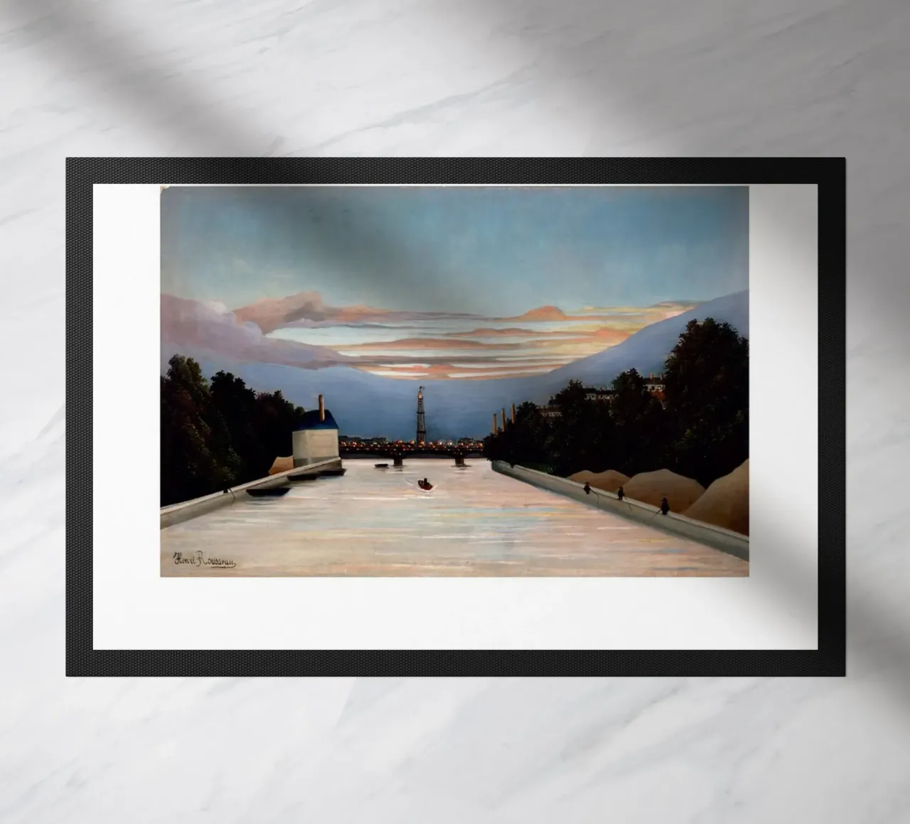 Henri Rousseau Post-Impressionista Torre Eiffel zerbino da NorwesClub