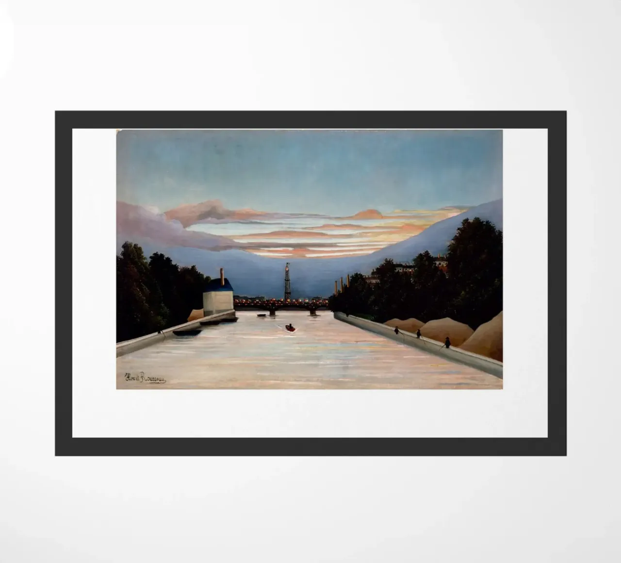 Henri Rousseau Post-Impressionista Torre Eiffel zerbino da NorwesClub