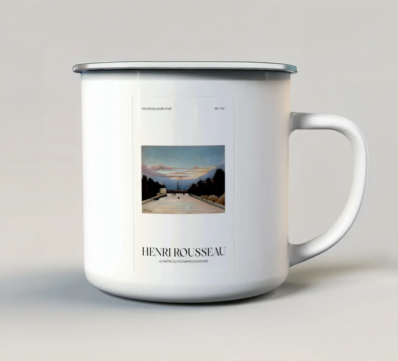 Henri Rousseau Post-Impressionista Torre Eiffel tazza in smalto da NorwesClub