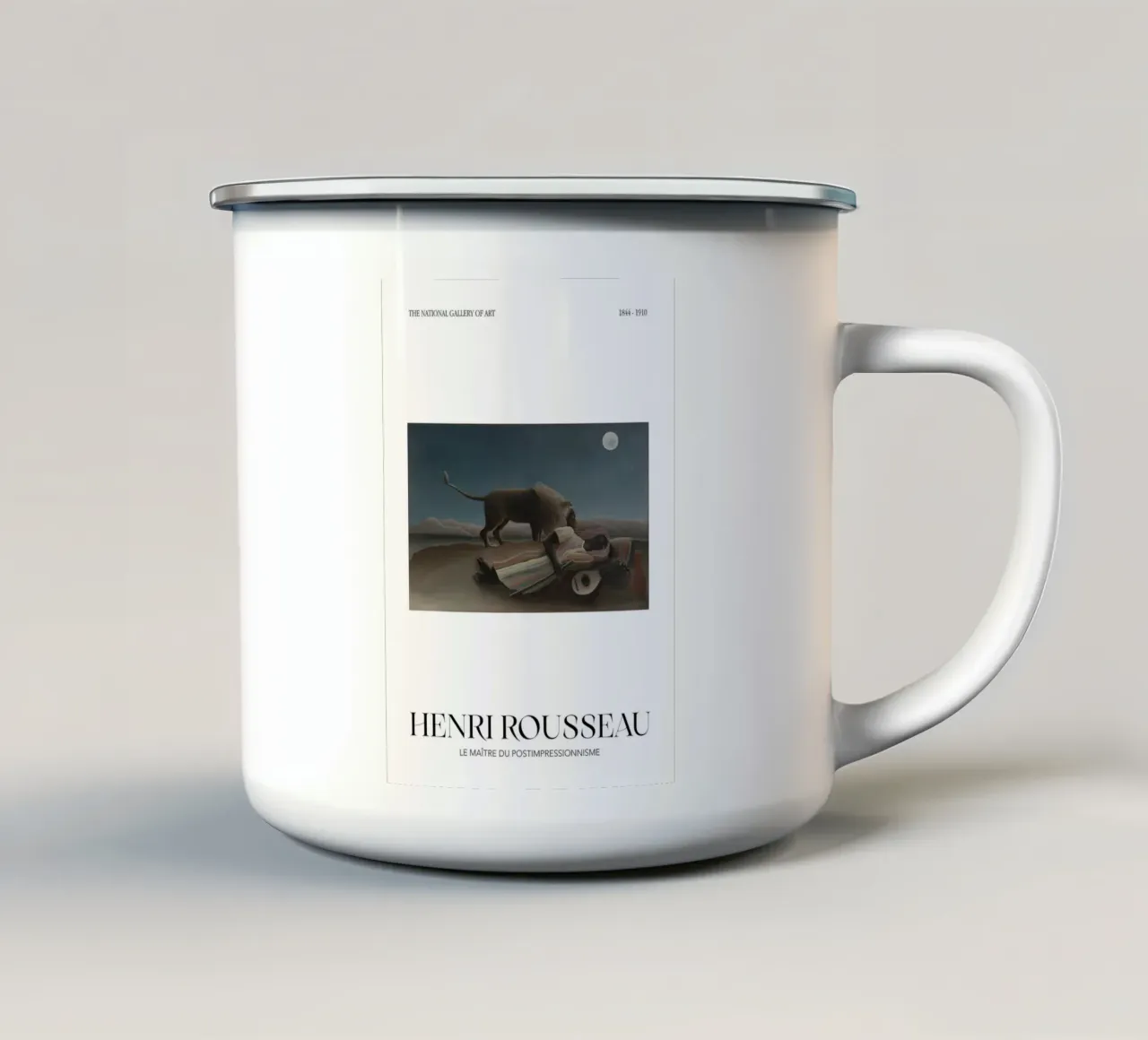 Henri Rousseau Post-Impressionista Zingara addormentata tazza in smalto da NorwesClub