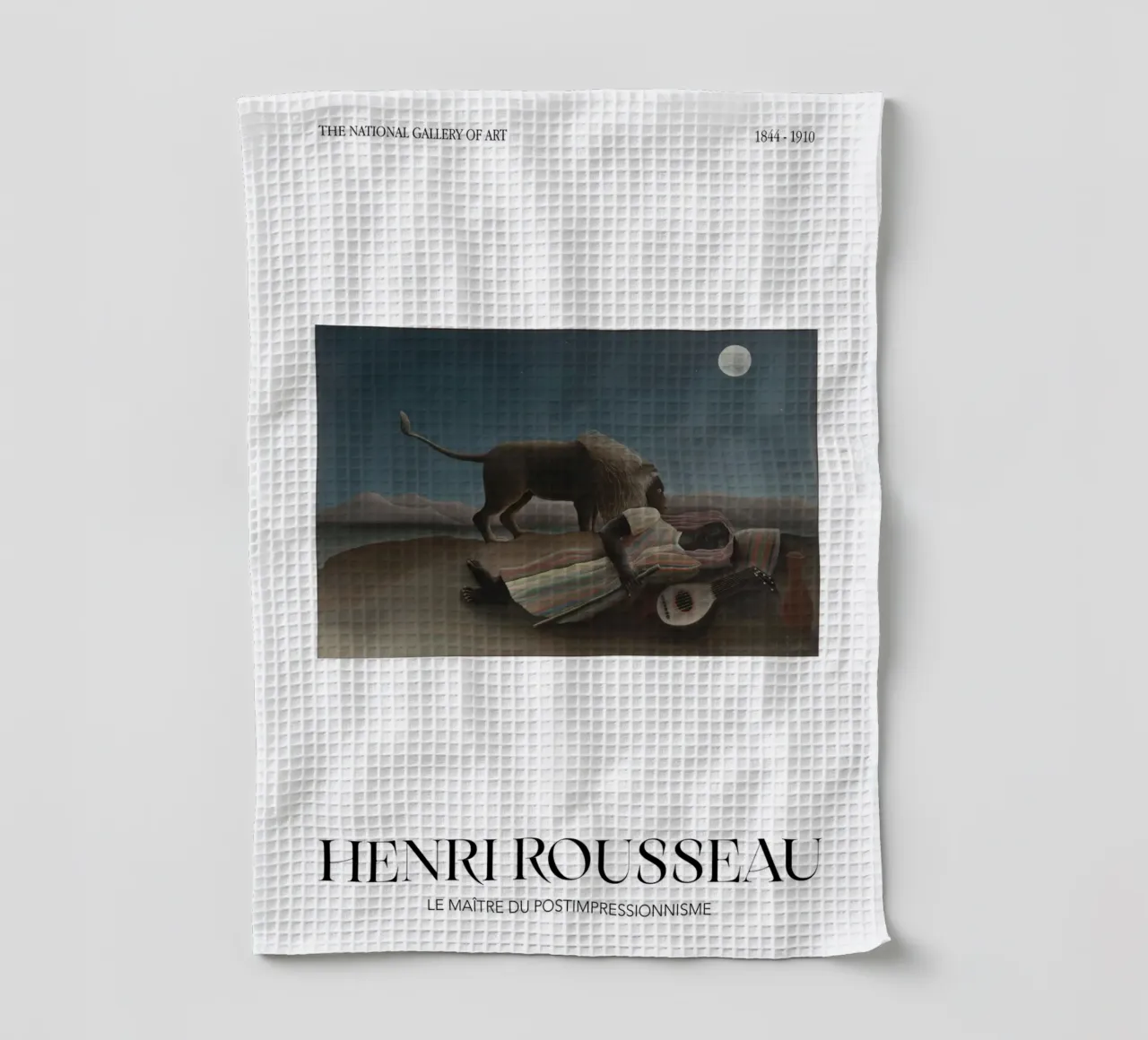 Henri Rousseau Post-Impressionniste Gitane endormie torchon de NorwesClub