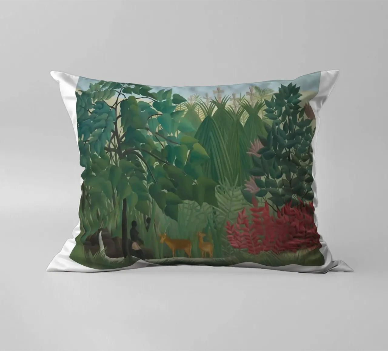 Henri Rousseau Giungla Cascata Vintage Post-Impressionista P cuscino da NorwesClub