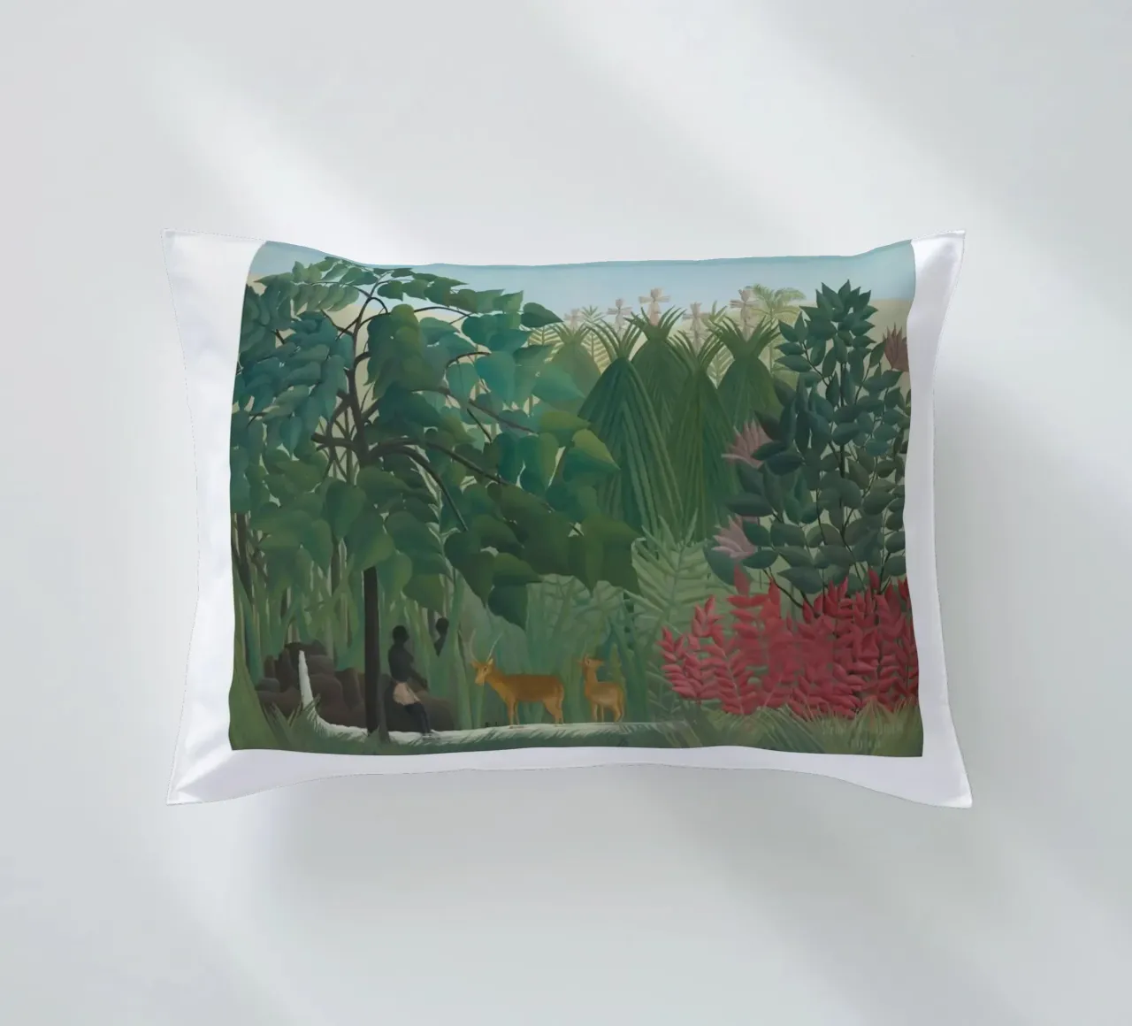Henri Rousseau Giungla Cascata Vintage Post-Impressionista P cuscino da NorwesClub