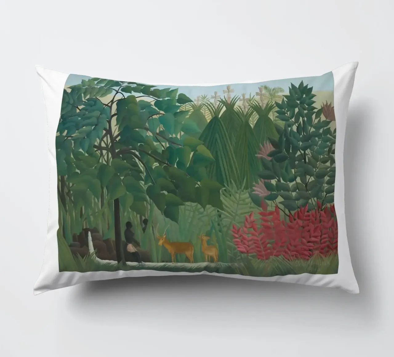 Henri Rousseau Giungla Cascata Vintage Post-Impressionista P cuscino da NorwesClub