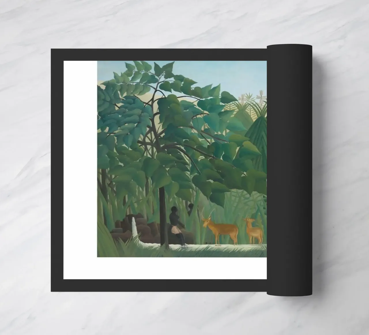 Henri Rousseau Giungla Cascata Vintage Post-Impressionista P zerbino da NorwesClub