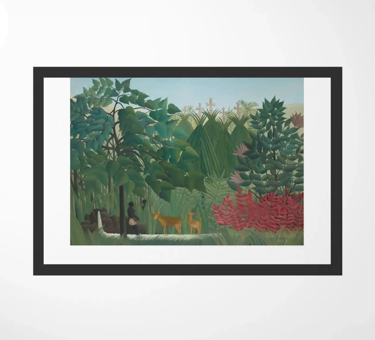 Henri Rousseau Giungla Cascata Vintage Post-Impressionista P zerbino da NorwesClub