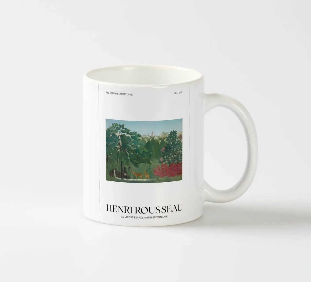 Henri Rousseau Giungla Cascata Vintage Post-Impressionista P tazza in ceramica da NorwesClub