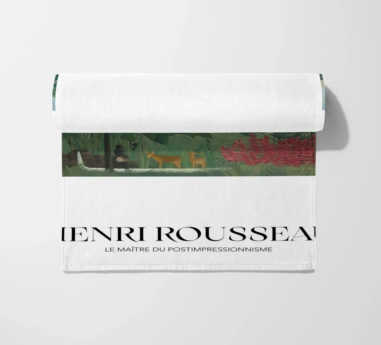 Henri Rousseau Giungla Cascata Vintage Post-Impressionista P telo mare da NorwesClub