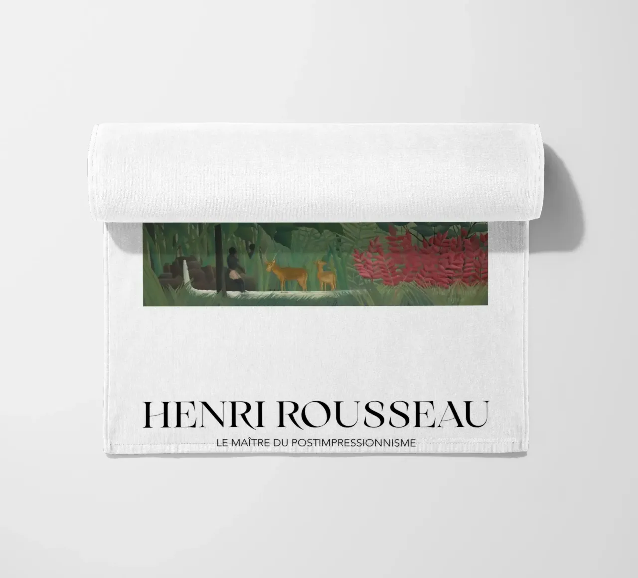 Henri Rousseau Giungla Cascata Vintage Post-Impressionista P telo mare da NorwesClub