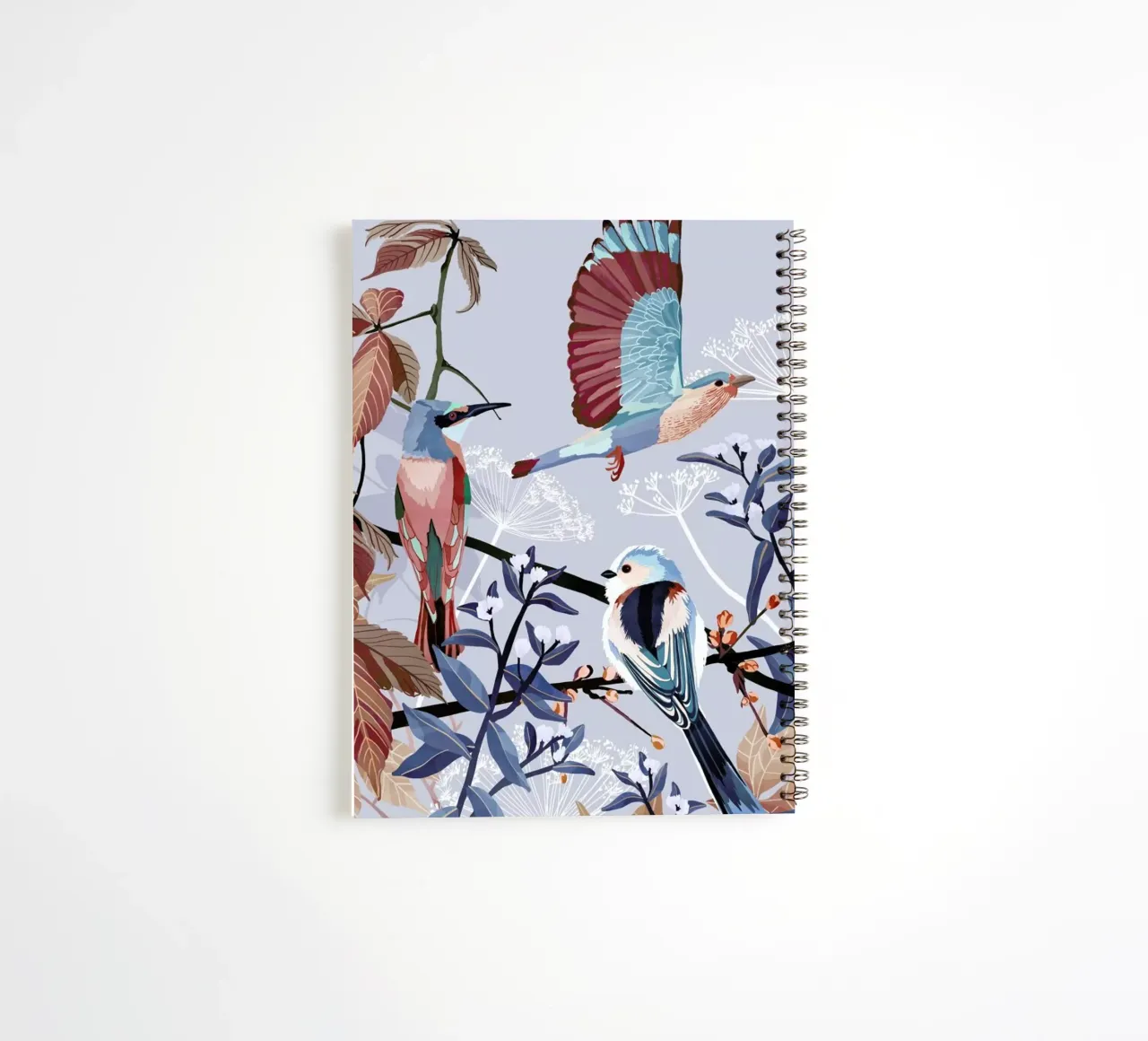 Birds Of Winter spiral notebook by Goed Blauw