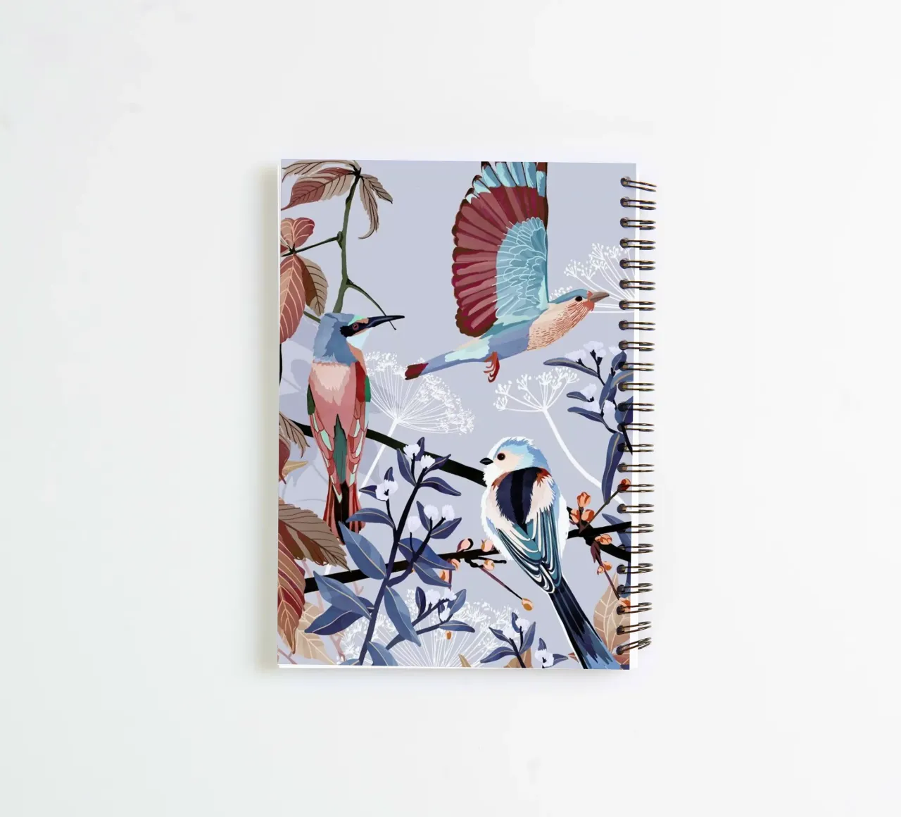 Birds Of Winter spiral notebook by Goed Blauw