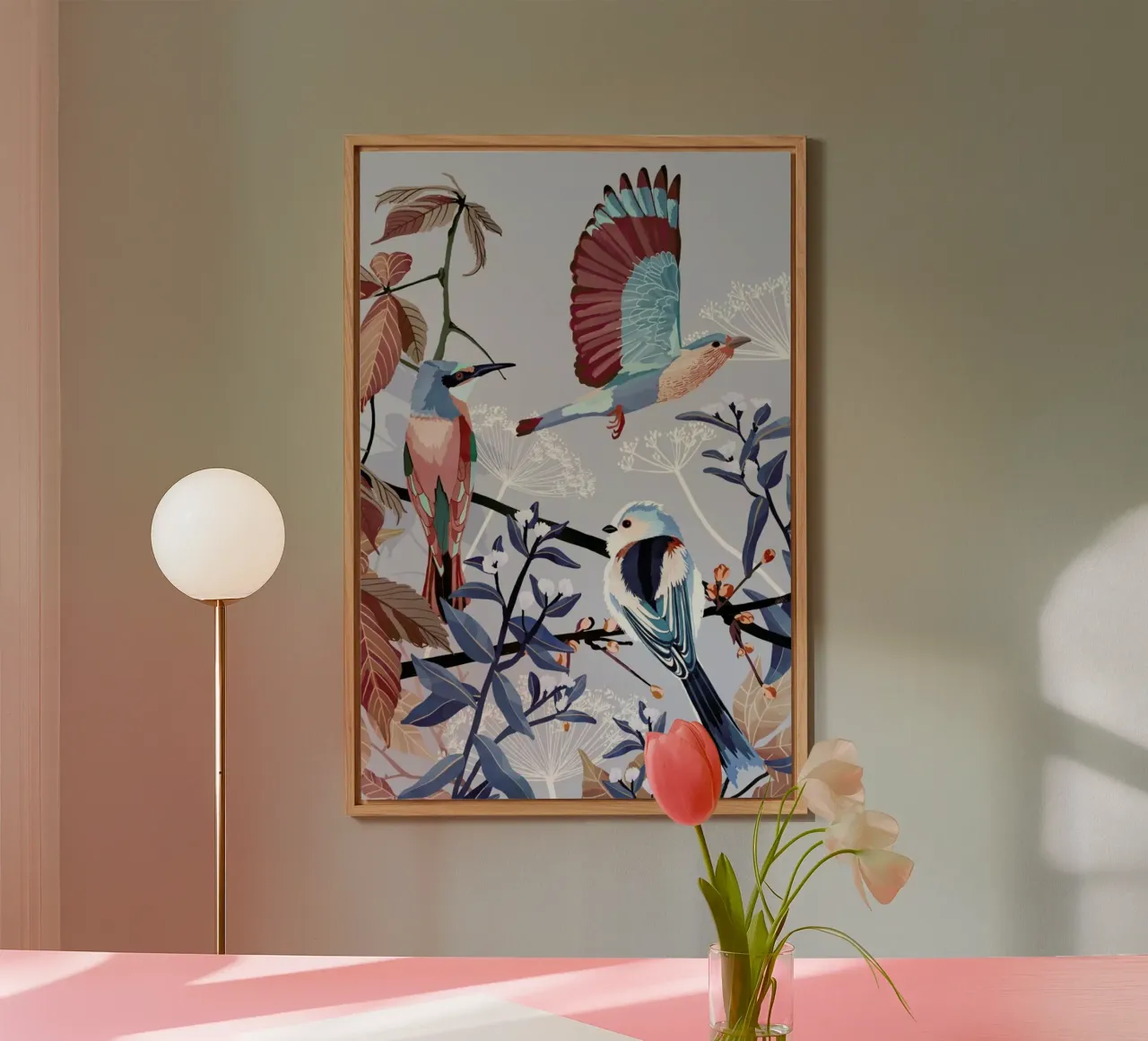 Birds Of Winter alluminio dibond da Goed Blauw