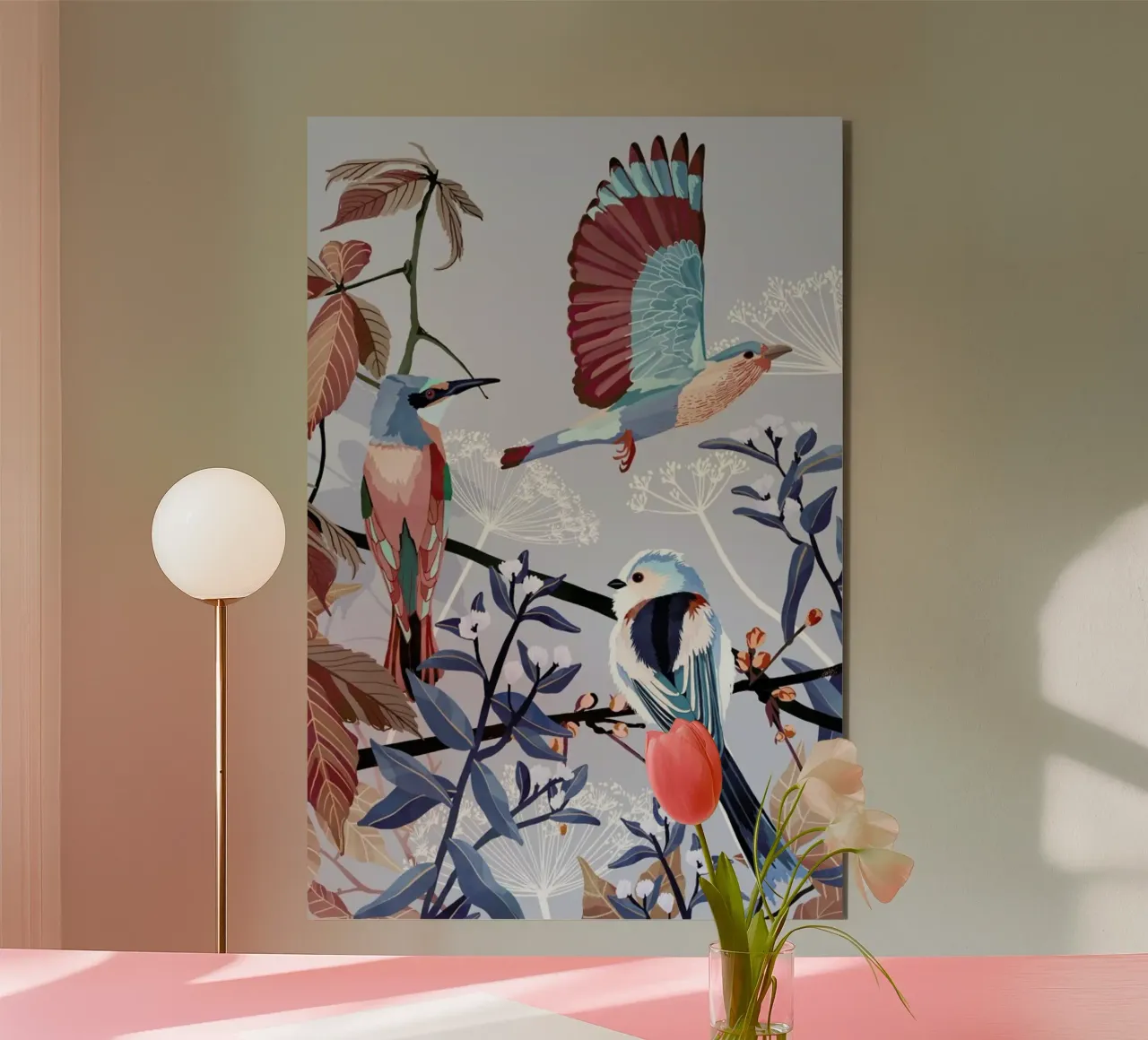 Birds Of Winter alluminio dibond da Goed Blauw