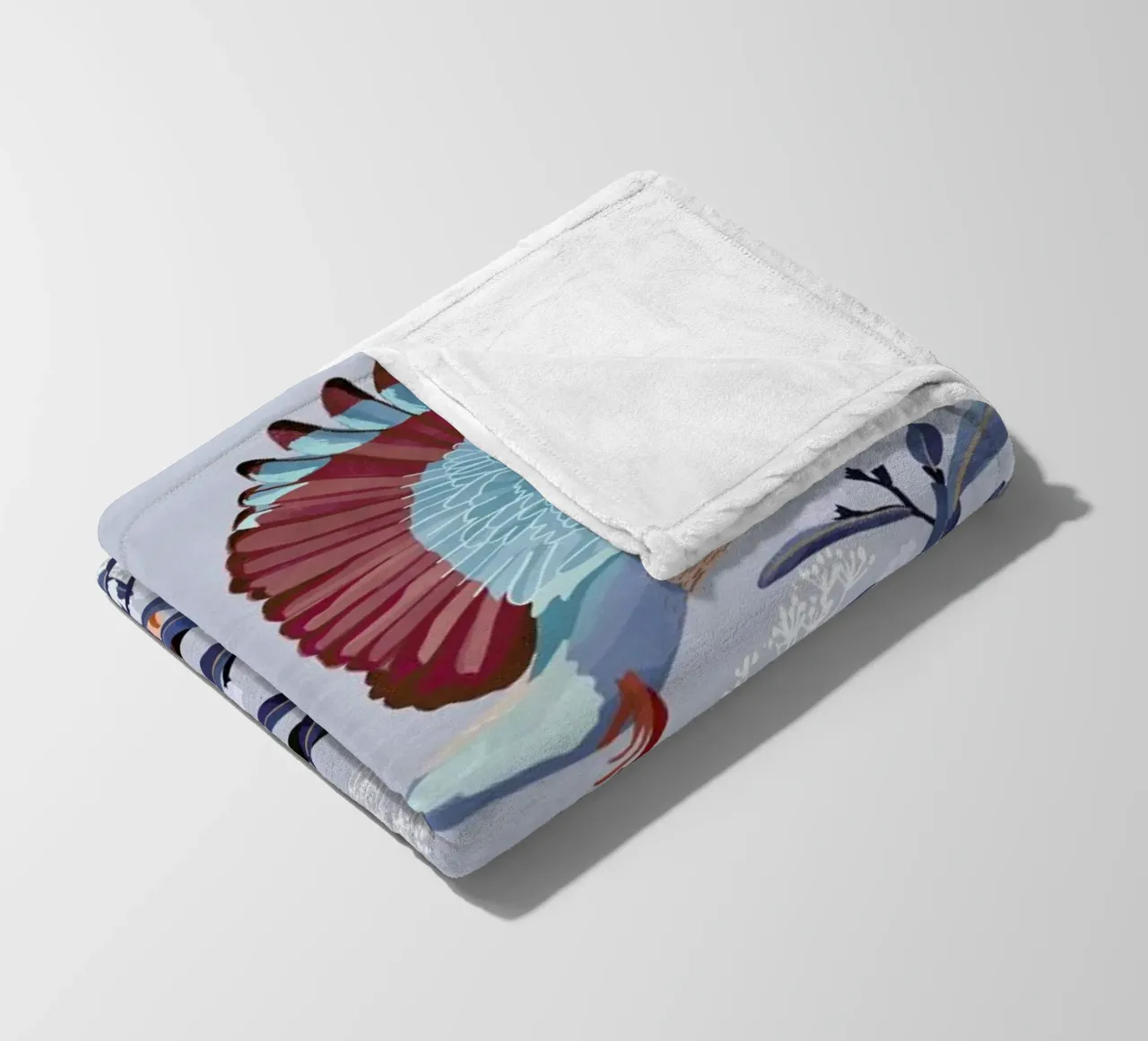 Birds Of Winter coperta in pile da Goed Blauw