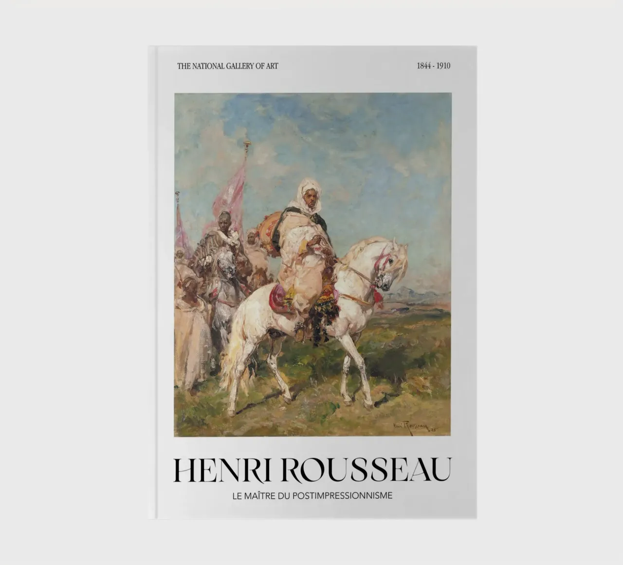 Henri Rousseau Processione di cavalieri Arte orientale d'epoca diario da NorwesClub