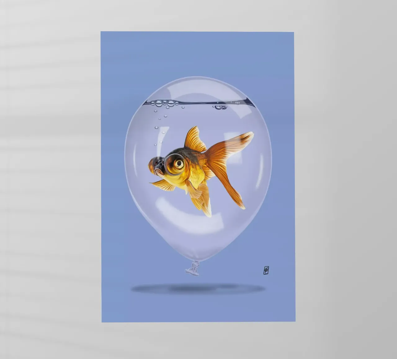 Inflated (Colour) pellicola backlit da Rob Art | Illustration
