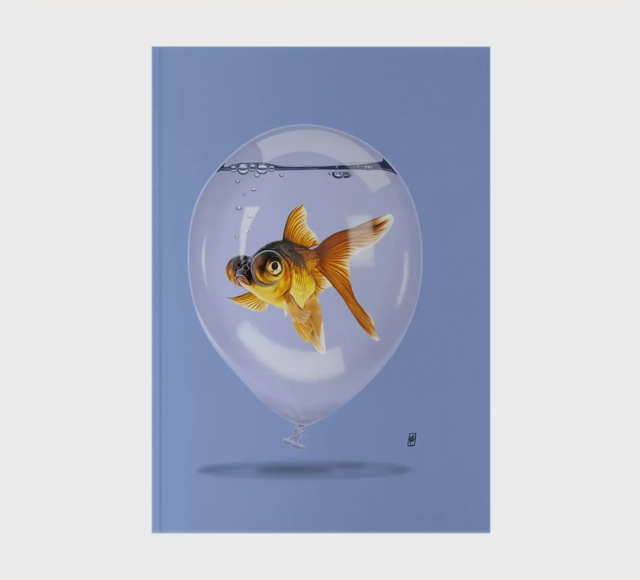 Inflated (Colour) notebook by Rob Art | Illustration