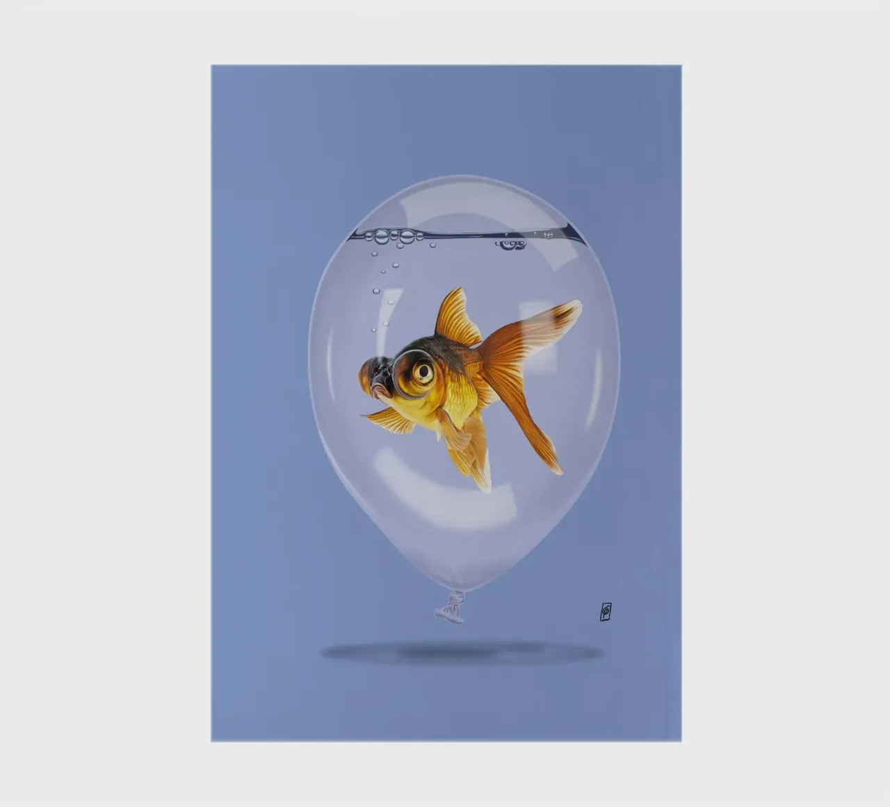 Inflated (Colour) notebook by Rob Art | Illustration