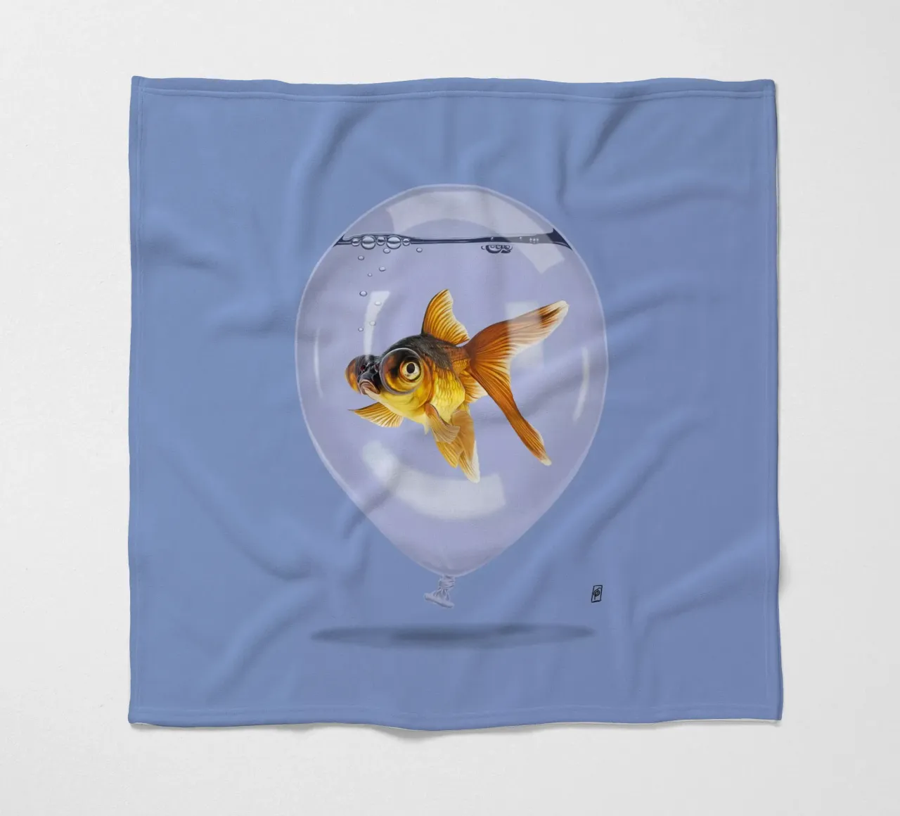Inflated (Colour) coperta in pile da Rob Art | Illustration