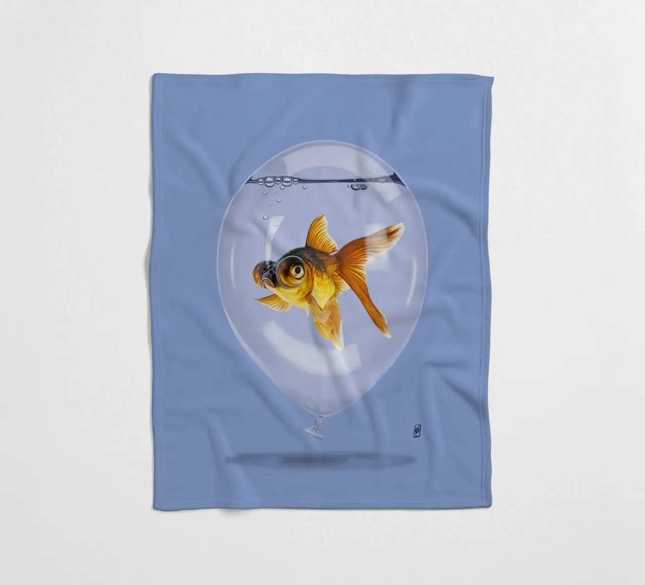 Inflated (Colour) coperta in pile da Rob Art | Illustration