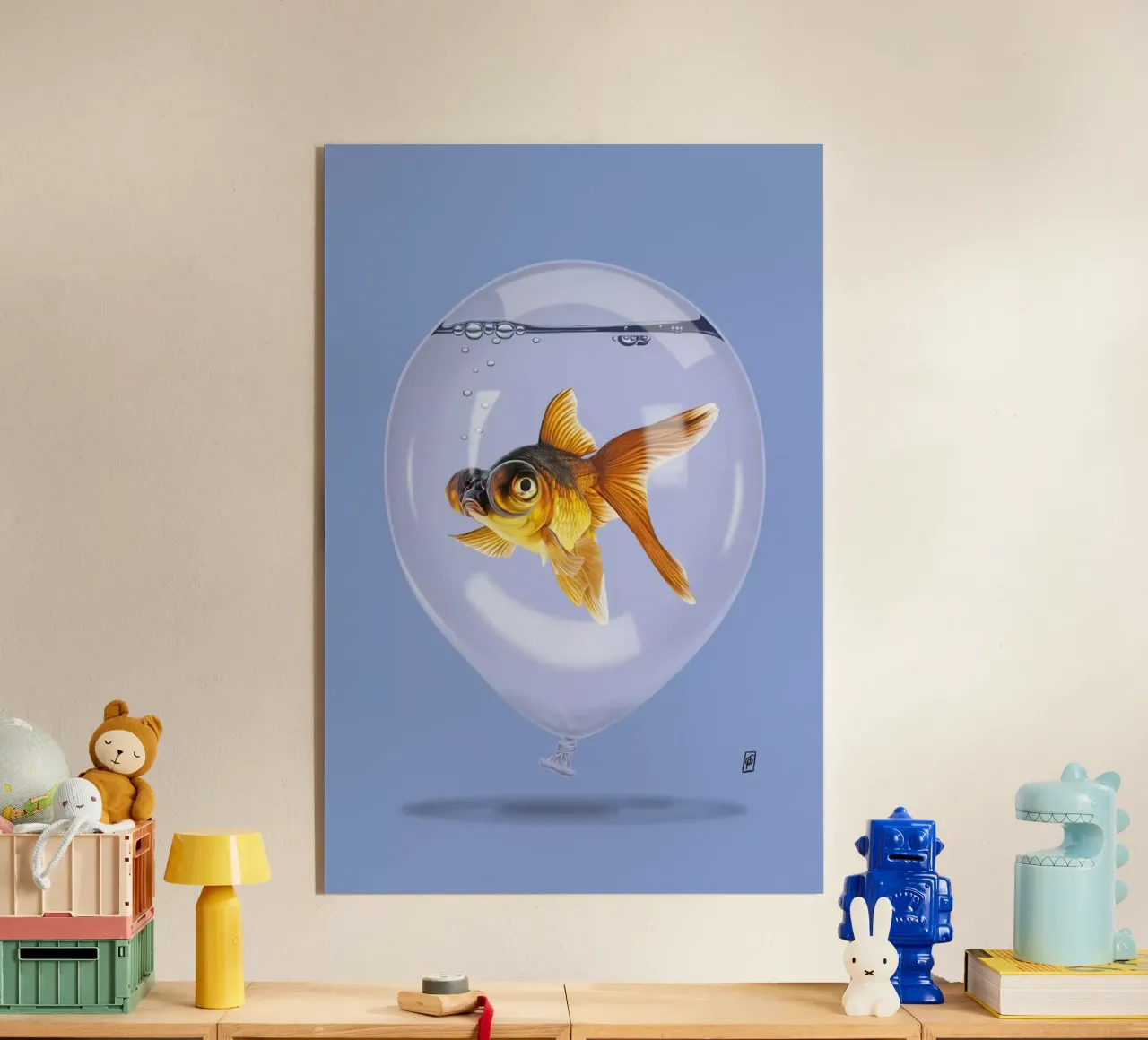 Inflated (Colour) plexiglass da Rob Art | Illustration
