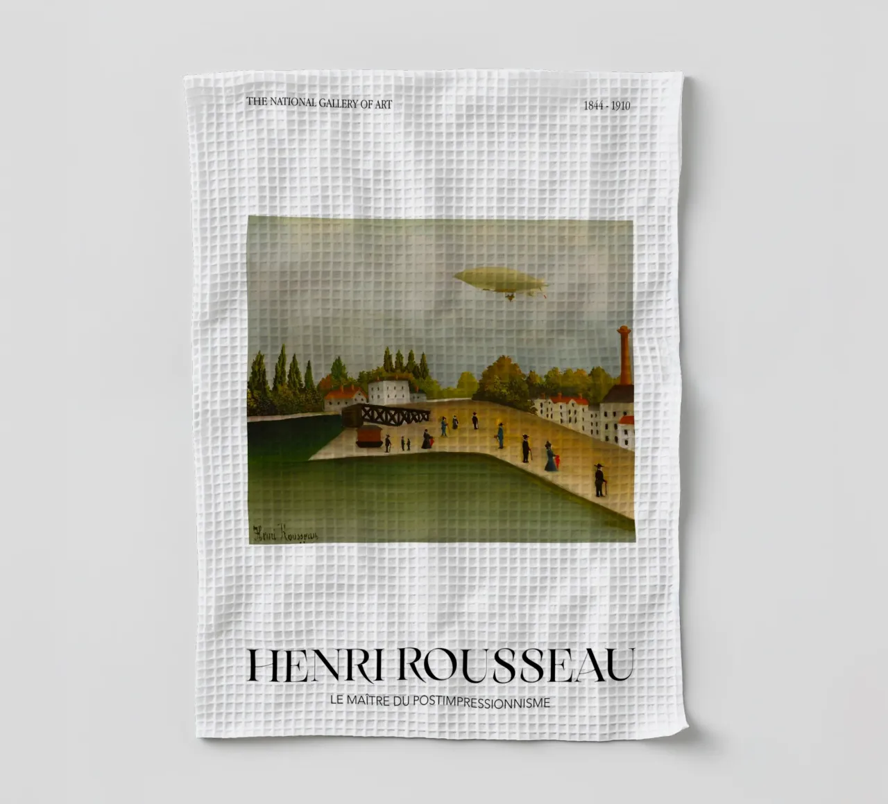 Henri Rousseau Quai d'Ivry Paesaggio urbano d'epoca canovaccio da cucina da NorwesClub