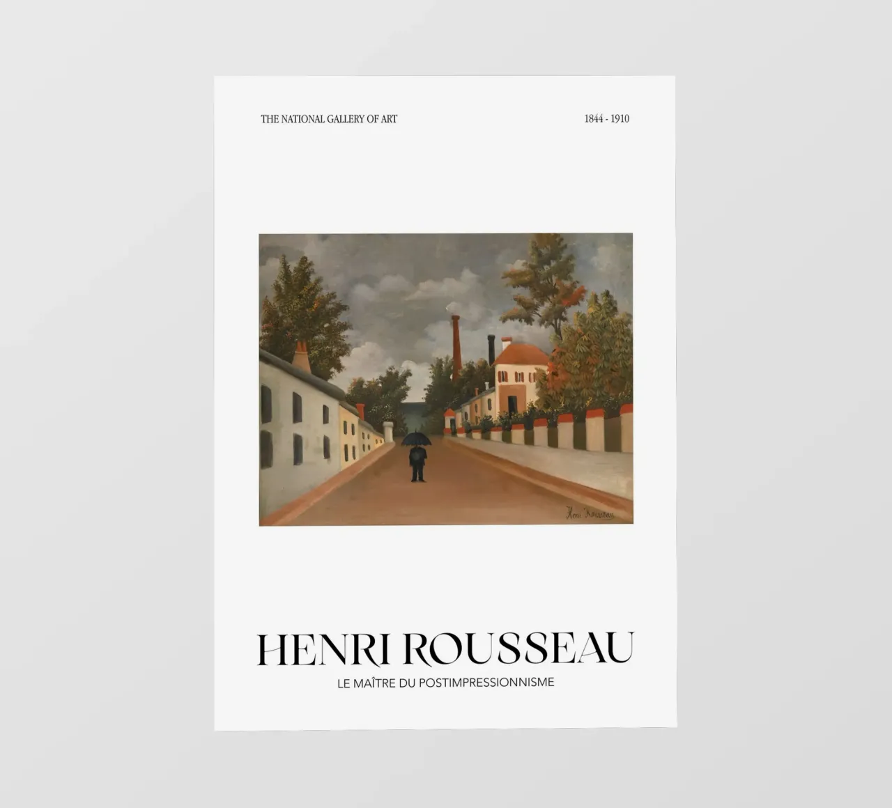 Henri Rousseau Periferia di Parigi Paesaggio d'epoca telo in pvc da NorwesClub