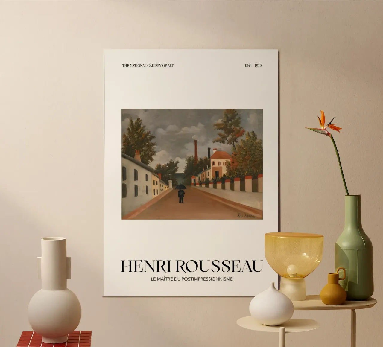 Henri Rousseau Periferia di Parigi Paesaggio d'epoca carta hahnemühle da NorwesClub
