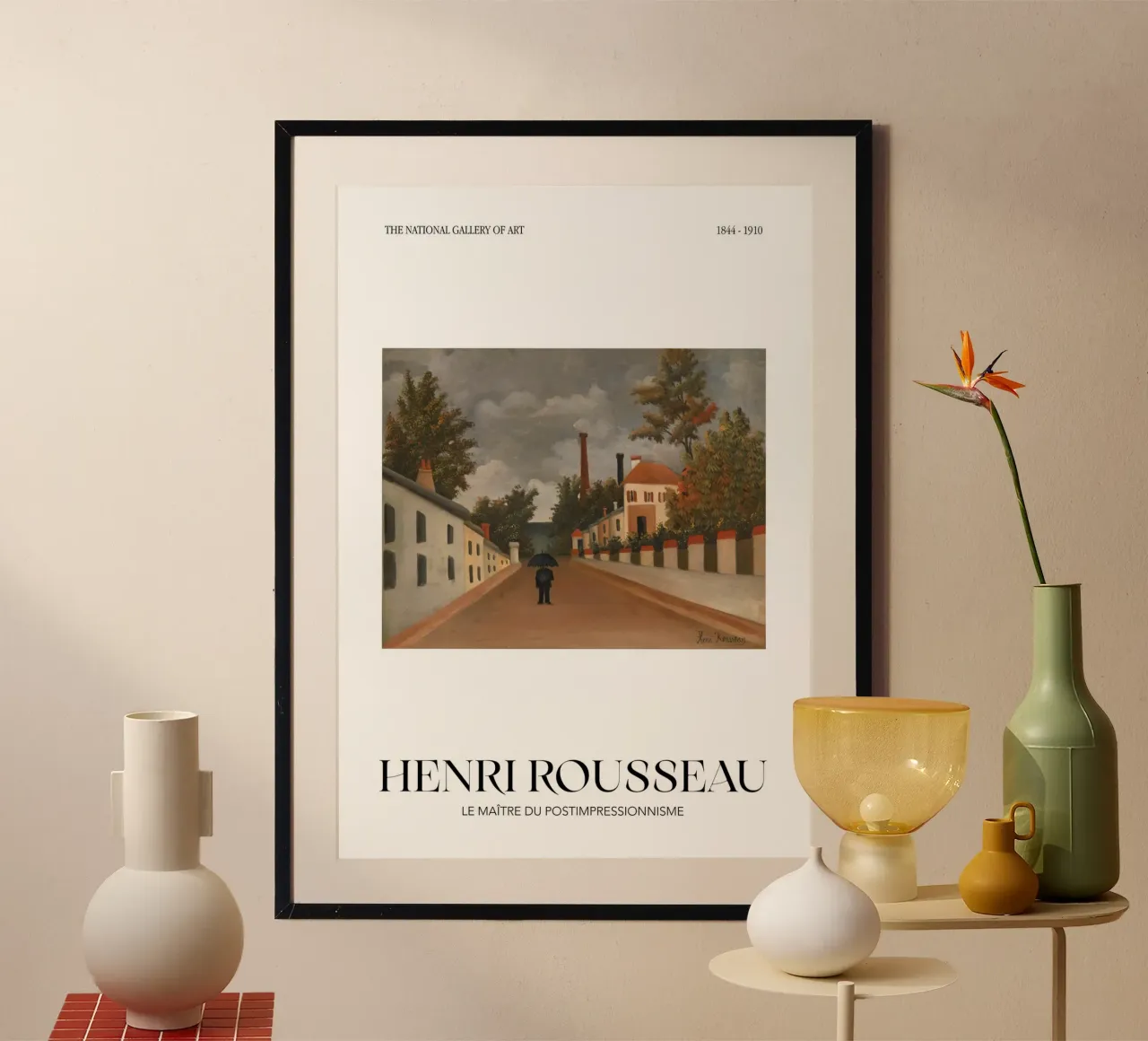 Henri Rousseau Periferia di Parigi Paesaggio d'epoca carta hahnemühle da NorwesClub