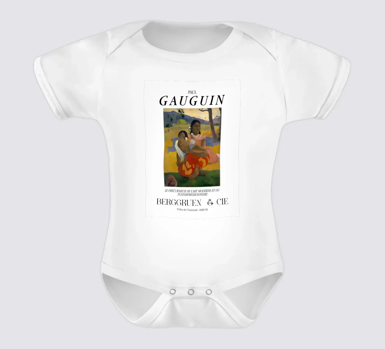 Paul Gauguin Donne tahitiane Arte d'epoca iconica body neonato maniche corte da NorwesClub