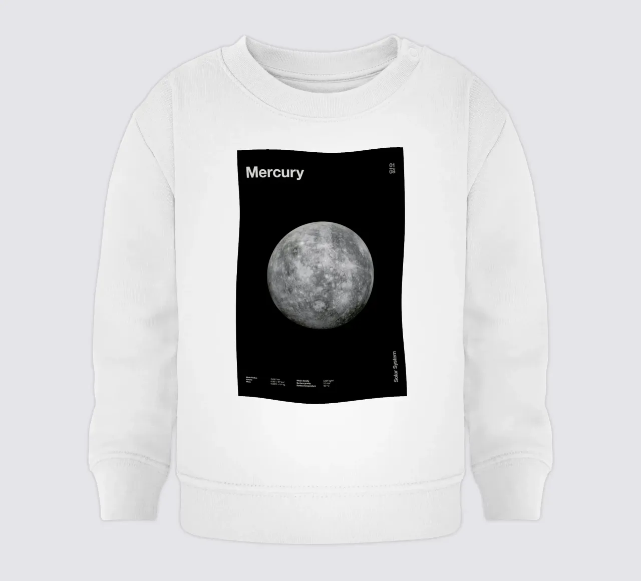 Mercury felpa neonato da Florent Bodart