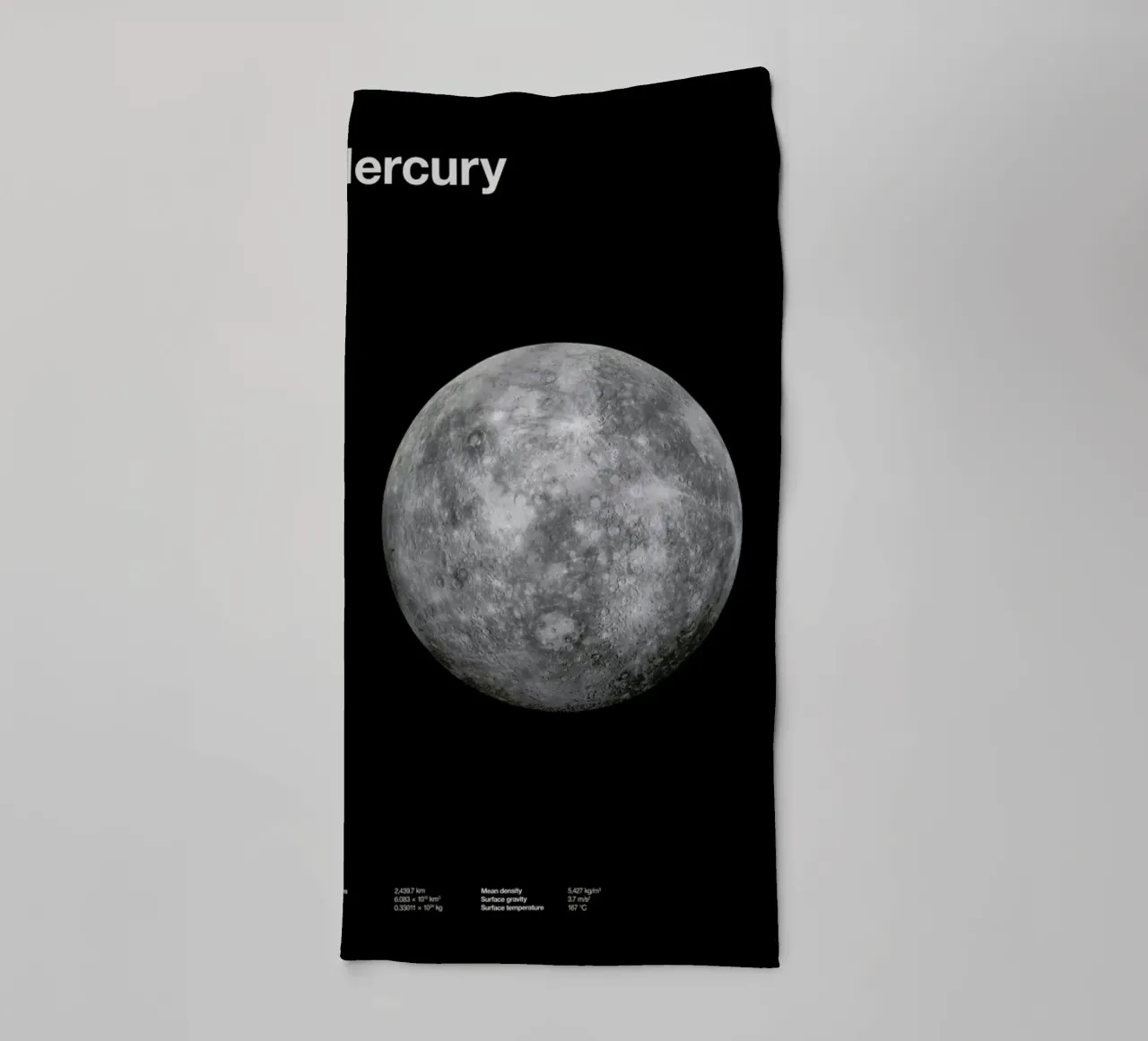 Mercury asciugamano da bagno da Florent Bodart
