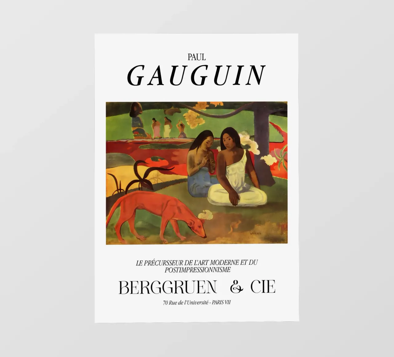Paul Gauguin Scena tropicale d'epoca pellicola backlit da NorwesClub