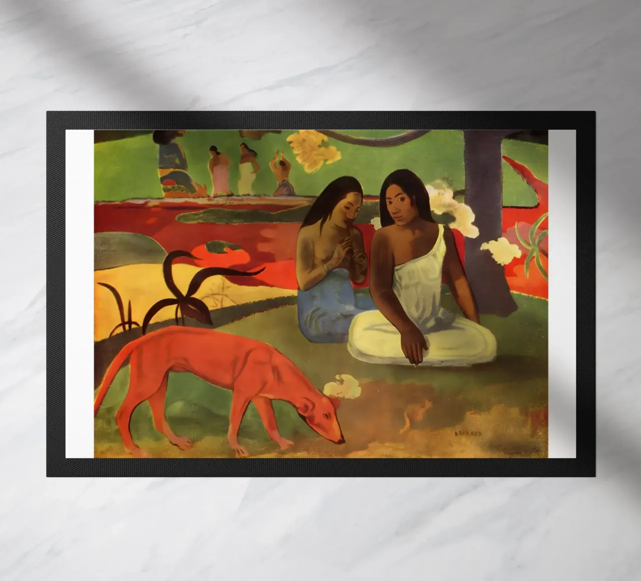Paul Gauguin Scena tropicale d'epoca zerbino da NorwesClub