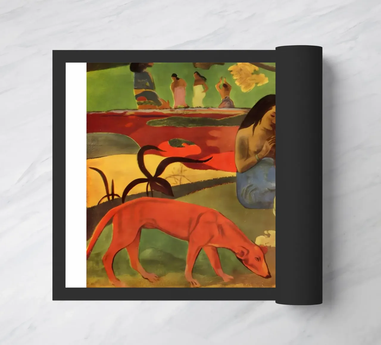 Paul Gauguin Scena tropicale d'epoca zerbino da NorwesClub