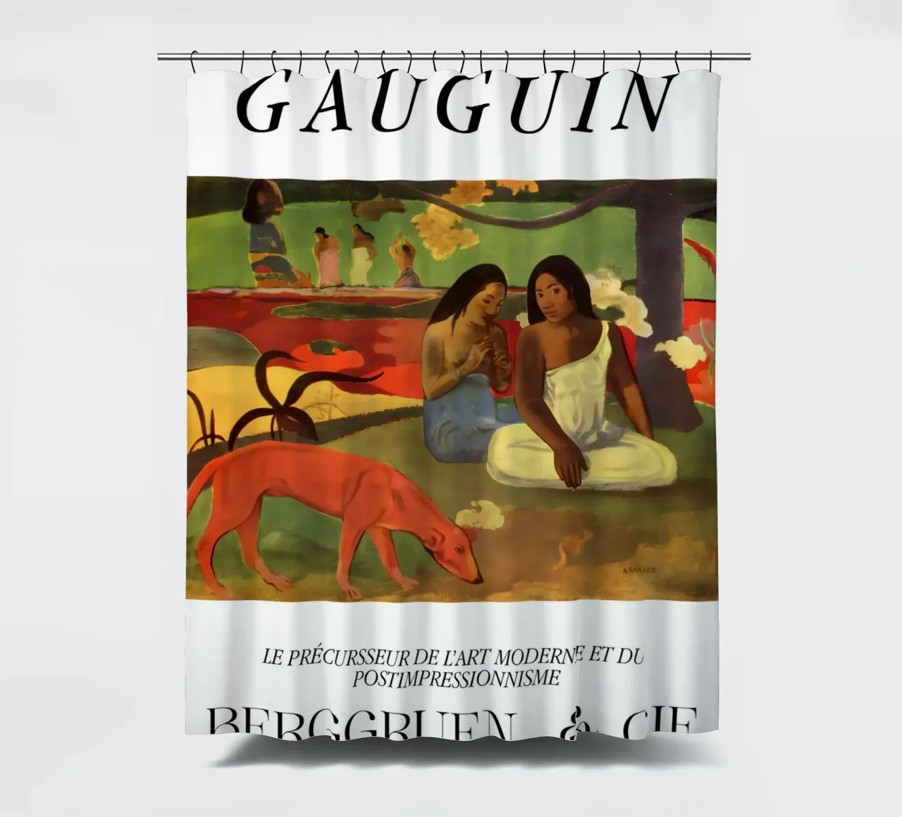 Paul Gauguin Scena tropicale d'epoca tenda da doccia da NorwesClub