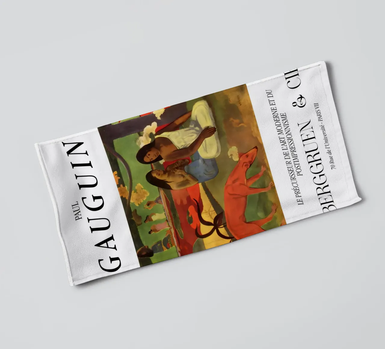 Paul Gauguin Scena tropicale d'epoca asciugamano da bagno da NorwesClub