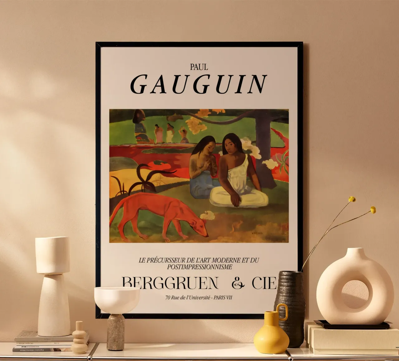 Paul Gauguin Scena tropicale d'epoca carta hahnemühle da NorwesClub