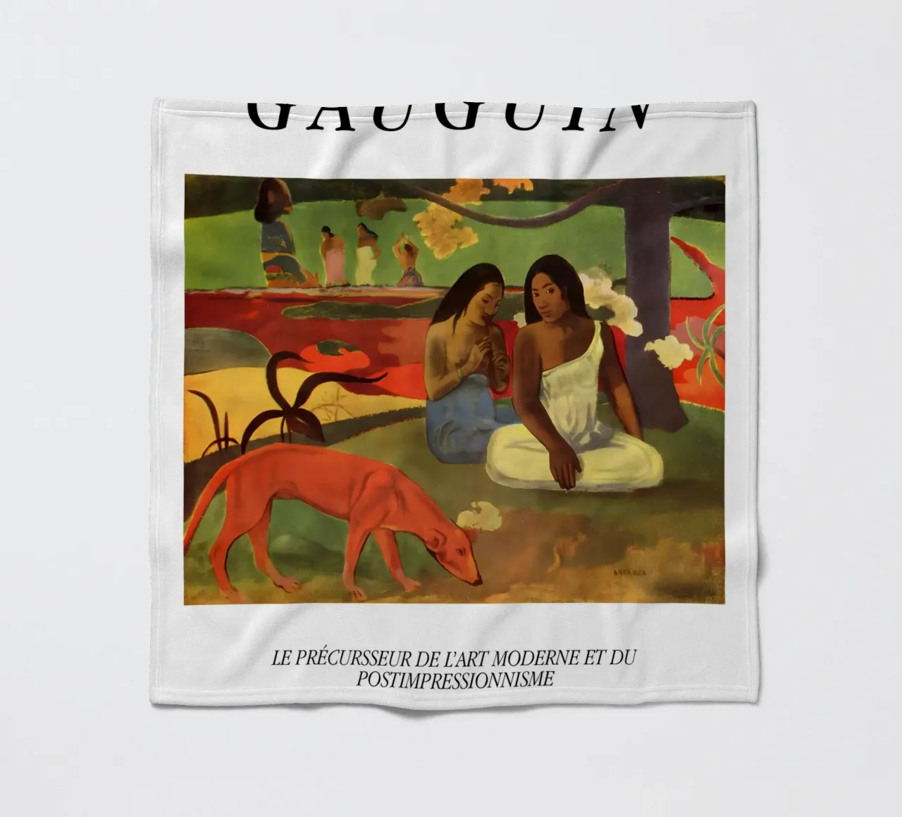 Paul Gauguin Scena tropicale d'epoca coperta in pile da NorwesClub