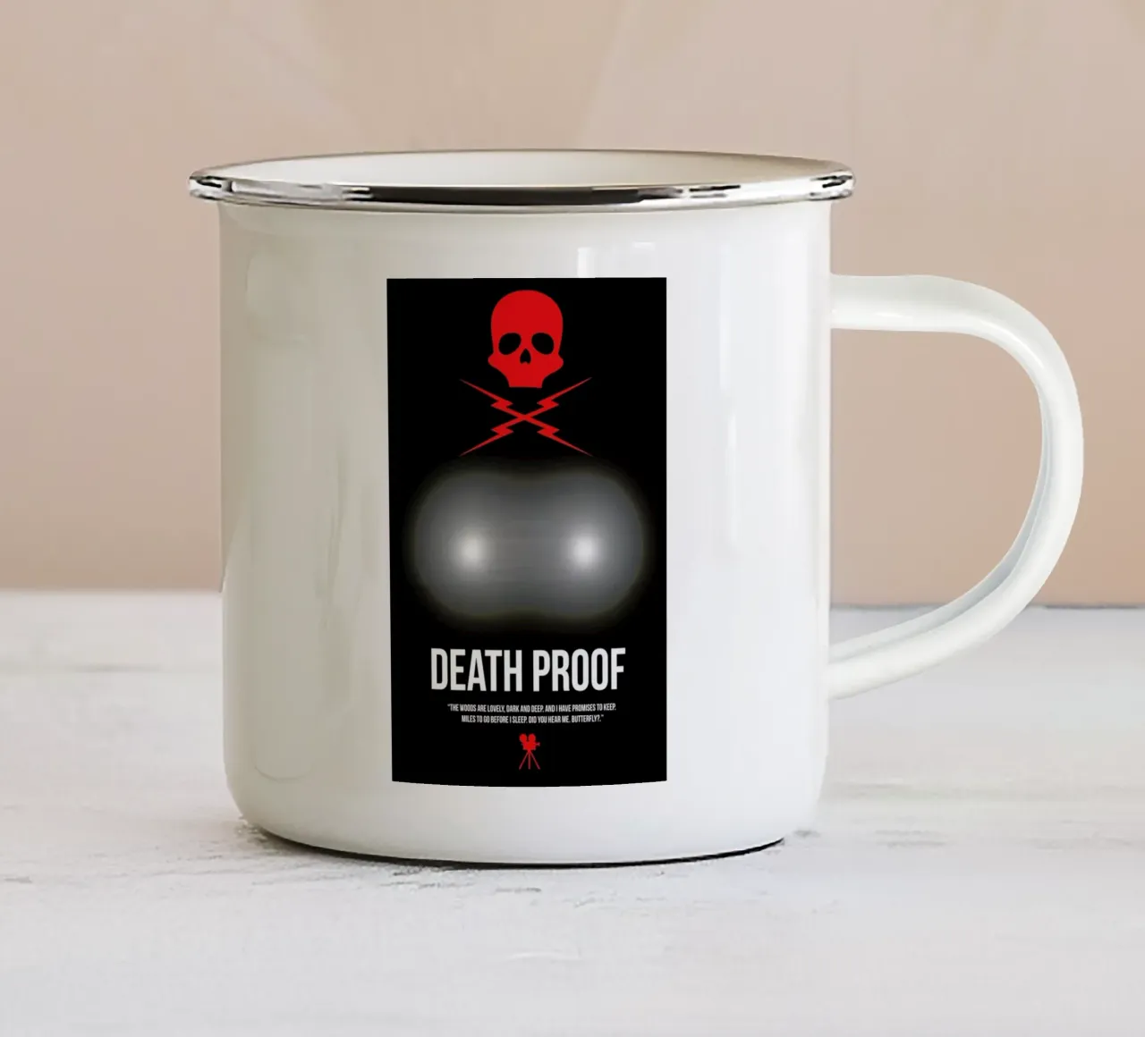 Death Proof tazza in smalto da Naxart