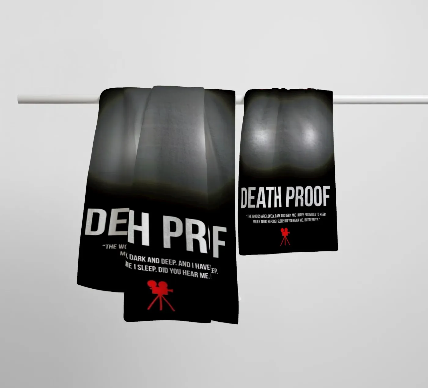 Death Proof asciugamano da bagno da Naxart